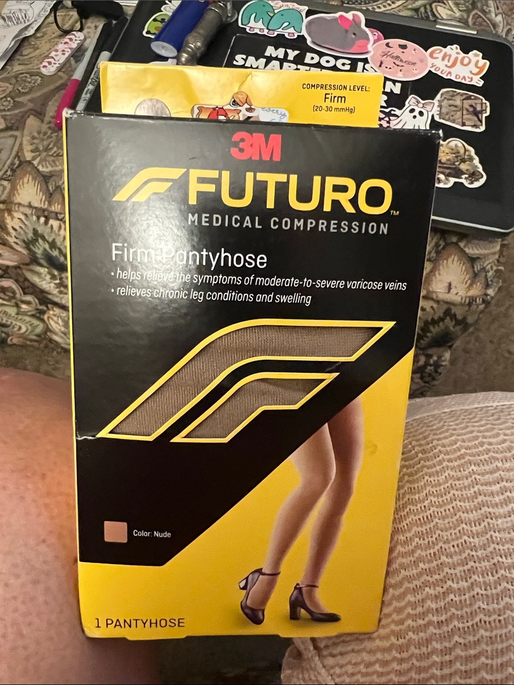 Futuro Firm Nude Compression Pantyhose - Nude